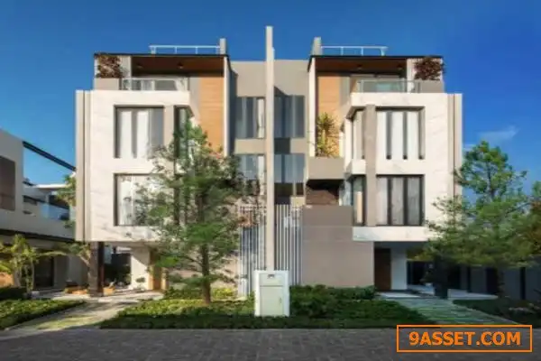 Twin house ขาย บ้านแฝด ใกล้รถไฟฟ้าBTS ปุณณวิถี ไอเด็น สุขุมวิท101 287 ตรม. 35 ตร.วา สไตล์ Modern Elegance