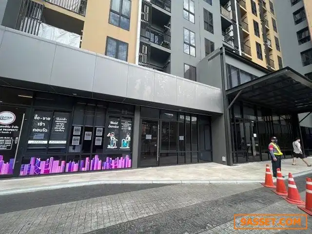 อาคารพาณิชย์-ตึกแถว HRB020 ปล่อยเช่า Shop ร้านค้าหน้าโครงการ Plum Condo Pinklao Station ใกล้เมเจอร์ ปิ่นเกล้า