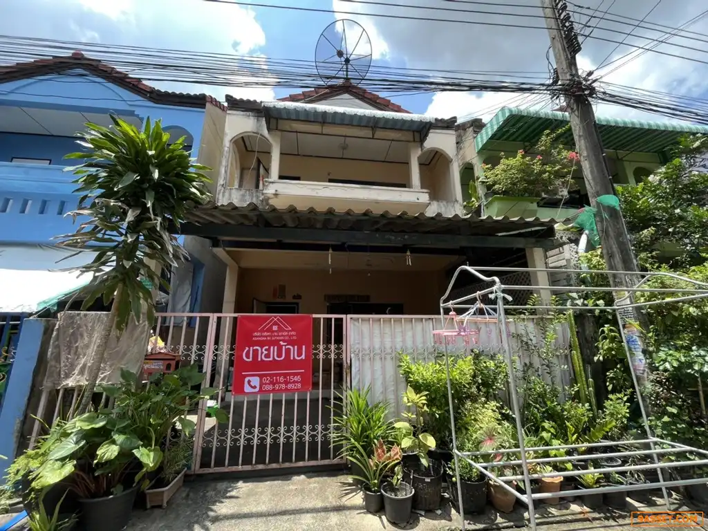 ทาวน์เฮ้าส์-โฮม ขายทาวน์เฮ้าส์ บางไผ่ เขตบางแค กทม 20.2วา 1.85ล T0940457914