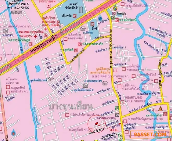 โรงงาน ขายบ้านพร้อมโกดัง แสมดำ บางขุนเทียน กรุงเทพ PSC10152