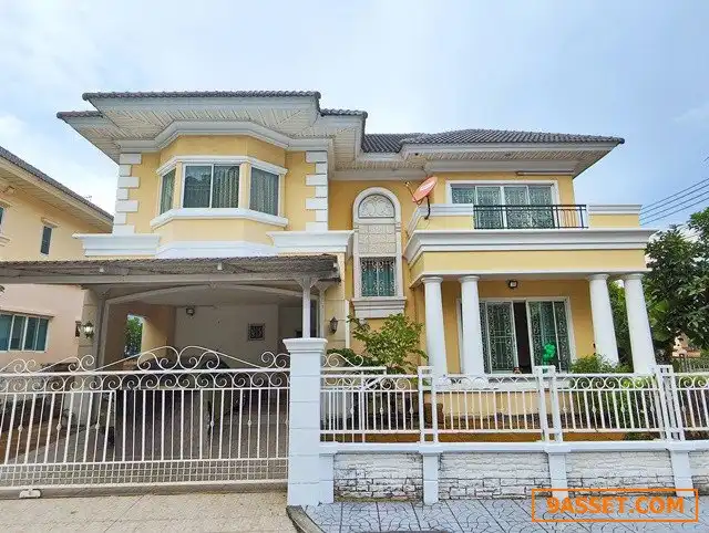 บ้านเดี่ยว สุวรรณภูมิ คฤหาสน์ 3-4นอน เดอะ พาซิโอ มอลล์ Airport Link ลาดกระบัง 4น้ำ 8แอร์ รักสัตว์