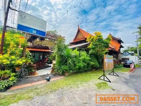 ขายรีสอร์ท อ.พระประแดง: ขายรีสอร์ทพร้อมที่ดิน 1 ไร่ 5 ตรว. (ใกล้ตลาดน้ำบางน้ำผึ้ง) อ.พระประแดง จ.สมุทรปราการ