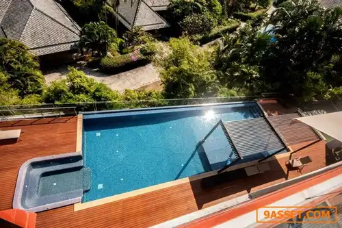 ให้เช่าคอนโด ใกล้ ชายหาดราไวย์: For Rent : Rawai At The Tree condominium 1 bed room at 2rd Floor Pool & Sea View. Size 35 Sqm.