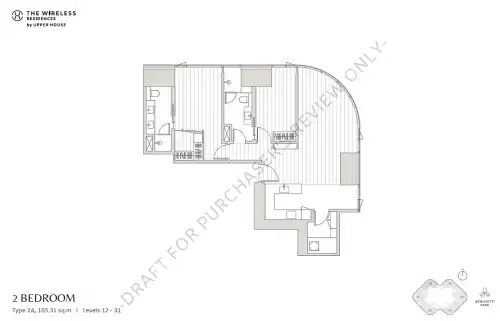 2-Bedroom @ The Wireless Residences by Upper House ราคาแรกสุดของโครงการ ถูกกว่าตอนนี้หลายล้านบาท เจ้าของขายเอง