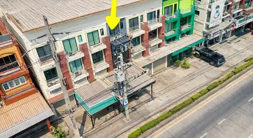 ให้เช่าอาคารพาณิชย์-ตึกแถว นนทบุรี: บางกรวย-ไทรน้อย ตัดกับชัยพฤกษ์ อาคาร4ชั้น 2-3นอน MRT คลองบางไผ่ 4.33กม. 3 น้ำ วงแหวน กาญจนาภิเษก ใกล้ตลาดมนรดา 16 ตร.วา.
