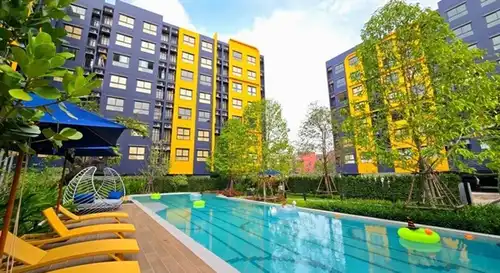 Dcondo Shine Rangsit คอนโด ใกล้ ม.ธรรมศาสตร์ พร้อมอยู่ แต่งครบ โทร 065-4496399
