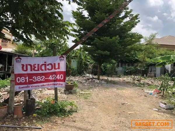 ที่ดิน ขายที่ดินถมแล้ว 103 ตารางวา ซ.สวนผัก 37 ตลิ่งชัน กทม ห่างจากซอย 200 เมตร