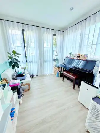 บ้านเดี่ยว บ้านเดี่ยวสไตล์โมเดิร์น 4 นอน 4 น้ำ5 แอร์ ราชพฤกษ์-345 โรบินสันไลฟ์สไตล์ ราชพฤกษ์ 1.05กม. รพ.ปากเกร็ด 2 1.2 กม. 54 ตร.ว.